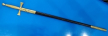 Epée fine - garde droite - lame gravée