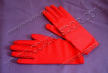 Gants rouge de cérémonie