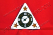 Horloge triangulaire - trois �toiles