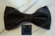 N�ud�papillon�noir brod�