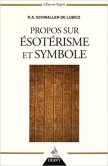 Propos sur Esotérisme et Symbole
