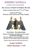 Rite Ancien et Primitif de Memphis-Misra�m du 4�me au 90�me degr� (Joseph CASTELLI)