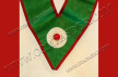 Sautoir  M.E.S.A. rosette blanche